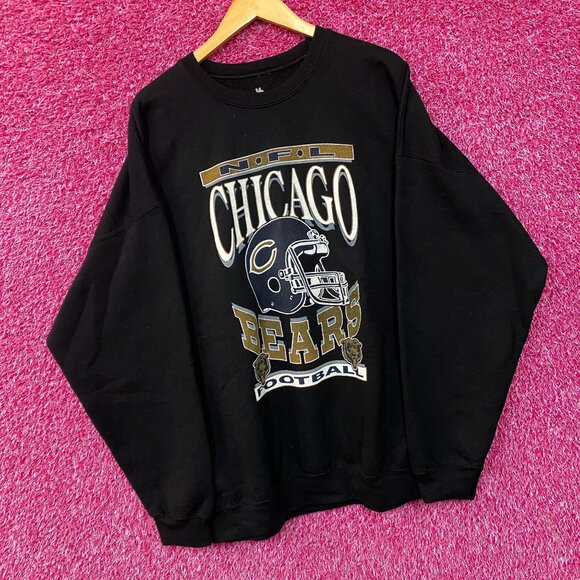 Junk Food Clothing NFL Chicago Bears Helmet Flea Market Crew sweatshirt XXL - Picture 3 of 4
